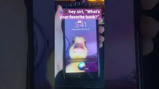 🗣📱 hey siri, &ldquo;What&rsquo;s your favorite book?&rdquo; 📖