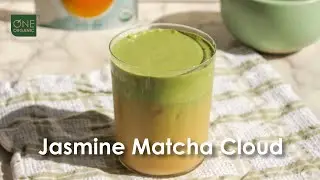 Jasmine Matcha Cloud Recipe #heytea #jasmine #matcha #matchalatte #matchajasmine