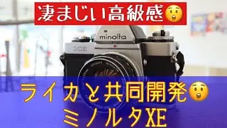 ライカR3と兄弟機？ミノルタXEは超絶高級感なカメラでした。 #ミノルタMCマウント #ライツコパルスクエア #アキュートマットファインダー #絞り優先AE