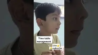 how to manage time table for kids.. #learning #kidsvideo #subscribe #like #follow #funny