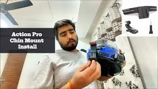 How to Install Action Pro Chin Mount on Axor Helmet | Moto Vlogging Setup