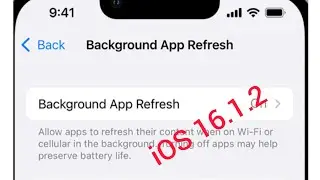 How to fix iPhone Background App Refresh Greyed Out Turn On,Off in iOS 16.1.2