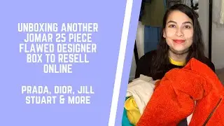 Unboxing Another Jomar 25 Flawed Designer Clothing Box to Resell Online - MORE PRADA???