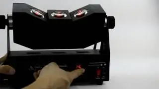 menu of 3x10w battery powered light