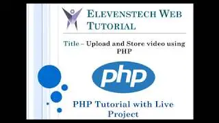 Upload and Store video using PHP