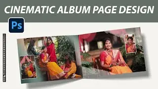 Bride Moments Wedding Album design in Photoshop