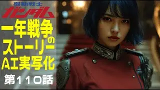 AI実写化ガンダム一年戦争ストーリー 第110話　王と赤　ソロモン #ガンダム#ギレンの野望 #一年戦争