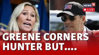 Hunter Biden Walks Out When Marjorie Taylor Greene Speaks At Congress Hearing | N18L | News18 Live