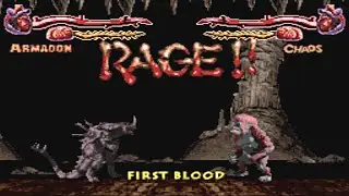 Primal Rage (SUPER NES) - JhonnyArmasVZLA vs Yoni Arousement