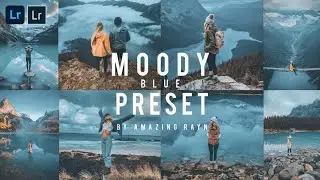 How to Edit Moody Photos in Lightroom - Moody Blue | Best Premium Presets For Lightroom | Free DNG