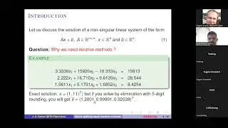 Jajati Keshari Sahoo, Matrix splitting based iterative schemes for large linear systems