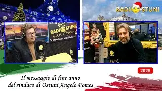 Messaggio di fine anno del sindaco di Ostuni Angelo Pomes _ 31/12/2025 _ Radiostuni
