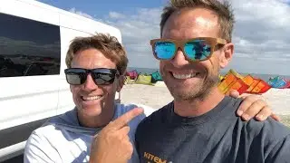 Kiteboarding Tampa Bay with Damien LeRoy & Tampa Jay!