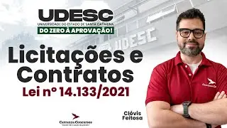 Concurso UDESC: Licitações e Contratos - Lei 14.133/2021 - Teoria Completa para Concursos