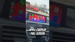 iDrive Coded Full Screen Apple CarPlay on my BMW F30 340i 👀 #bmw #applecarplay #f30 #iDrive #340i