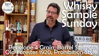 Whiskey Sunday Sample, Penelope 4 Grain & Old Forester 1920