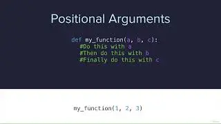 62   Positional vs  Keyword Arguments