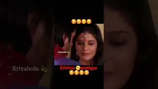 Krishna and pratigya 🥰love story 🥰🥰please subscribe my channel #trending#viral #shortvideo