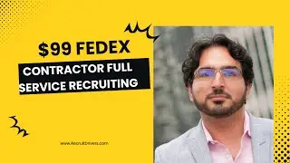 FedEx Ground Contractor Recruiting - Full Service for Just $99