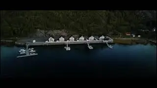 September 2023, Lodingen Noorwegen,  het viskamp gefilmd