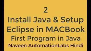 #2 - Install Java in Apple MacBook with JAVA_HOME (Hindi)