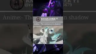 Anime badass scene🔥|| The eminence in shadow|| #shorts #anime #badassanimemoments #shadow