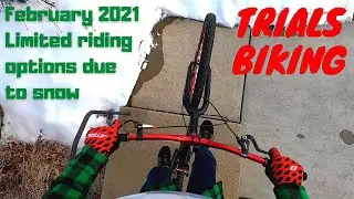 February 2021 Trials Riding - Coping With the Snow
