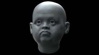 Baby Head Zbrush Sketch