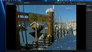 Da kong Harald overnattet i Skrautv&aring;l i Valdres- NM p&aring; ski 1999