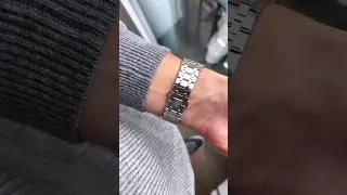 Watching The Ap Royal Oak Double Balance Wheel Openworked doing its thing in slow motion is Amazing