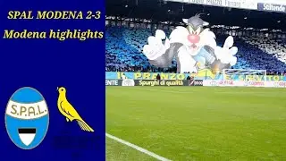 highlights Spal-Modena FC 2-3