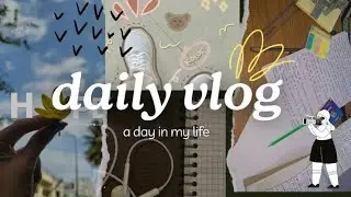 Daily vlog 🤍 romanticizing my life, taking notes, eating food