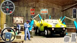 Car Wash Garage Service Workshop 3D iOS - Mechanic Station SUV 4x4 Driving | Android Gameplay