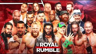 WWE2K22 Royal Rumble Match 2022