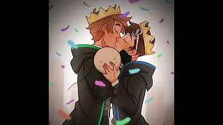 Dream X George Kiss Fanart || Capcut #dream #george #dreamsmp #capcutedit #bl #boylove