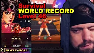 Streets of Rage 4: Blaze SoR1 (old WORLD RECORD) Survival Level 46 Anthopants