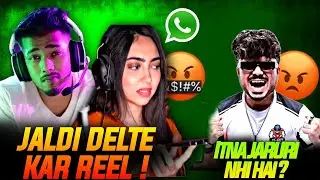 Kashvi Angry On Scout and 8bit Juicyy After This ReeL 😡 Live Call Juiccy 📞 | Prank❓