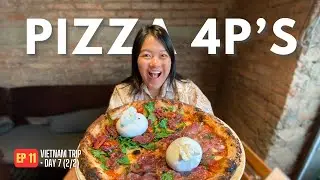 All the Way to Vietnam to Eat Pizza😅 Honest Review of Pizza 4P's | Vietnam Babymoon🇻🇳 Ep 11