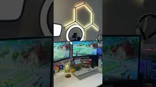 Lighting up my setup with Nanoleaf lines!