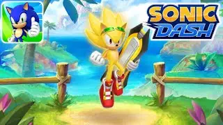 SONIC DASH - EXTREME GEAR SUPER SONIC ANDROID GAMEPLAY
