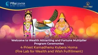 4 Priest Kamadhenu Kubera Homa (Fire Lab for Wealth and Wish Fulfillment) on 2nd Month