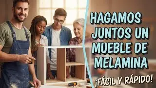 Armar MUEBLES de Melamina en 30 minutos (Súper fácil y rápido)