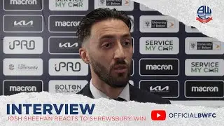 JOSH SHEEHAN | Midfielder reacts to Shrewsbury Town home win