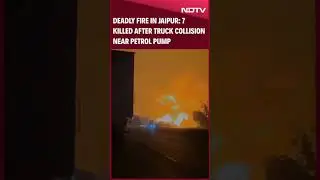 Jaipur m LPG hadsha #currentaffairs #jaipurfire #rajasthanfire #latestnews #truckcollision #fireacci