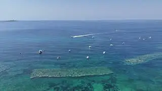 Barcarello (Sicily, Italy) in 4K: The coast of Barcarello (PA) from above. #2