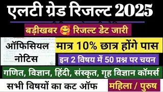 LT Grade Exam cut off 2025 | Lt Grade commerce cut off 2025 | Lt Grade home science cut 2025