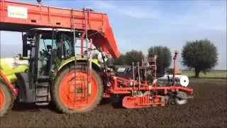 Vlaming dubbelnet plantmachine 1500mm Loonbedrijf van Dun