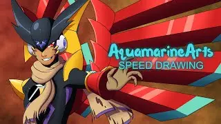 Speed Drawing - Beast Out Forte [ Pixelated Rings AU ]