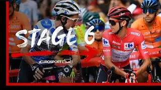 Roglic cracks as Jay Vine takes sensational wet win | 2022 Vuelta a España - Stage 6 Highlights