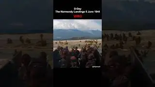 The Normandy Landings D-Day | No Music, Pure Sound #shorts #ww2